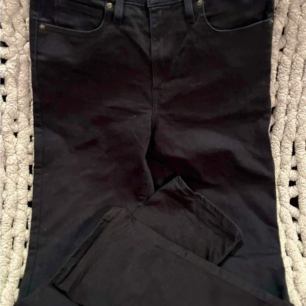 Levi’s Premium 724 High Rise Straight Black Jeans
